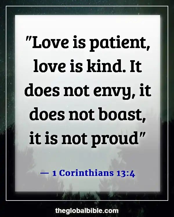 Bible Verses About Relationships and Friendships (1 Corinthians 13:4)