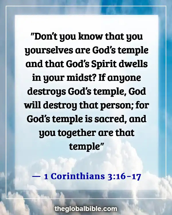 Bible Verse When God Is With You (1 Corinthians 3:16-17)