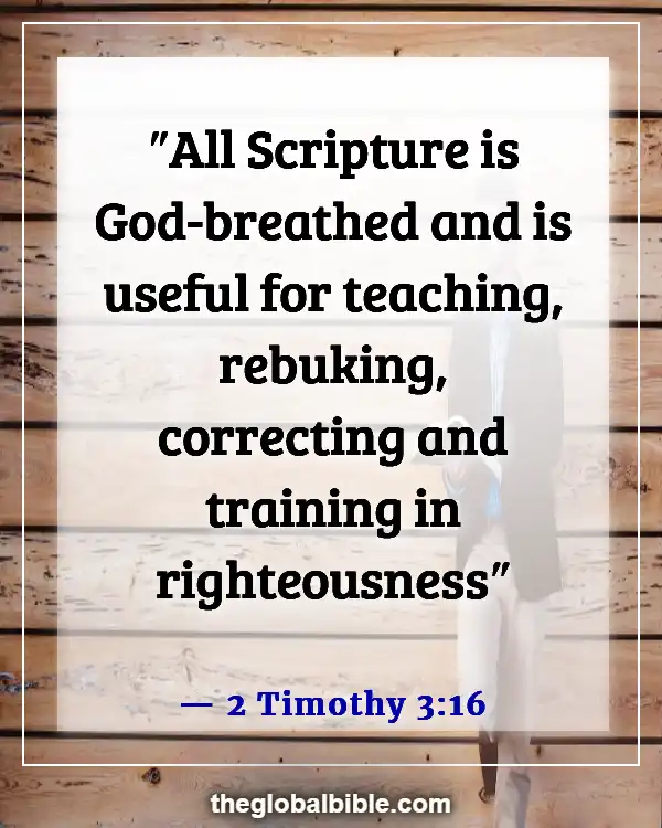 Fill Your Mind With the Word of God Bible Verse (2 Timothy 3:16)