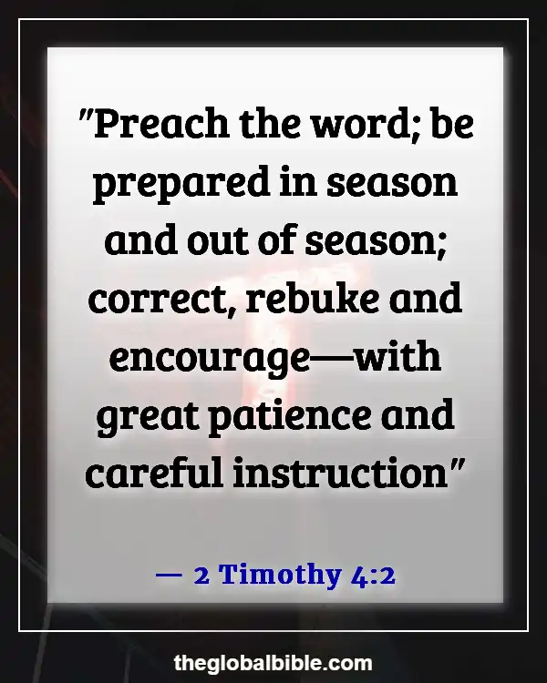 Bible Verses About Leading Others to Christ (2 Timothy 4:2)