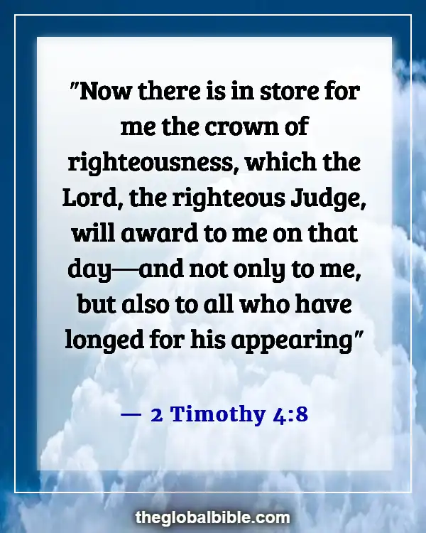 Bible Verses About Being Ready for the Coming of the Lord (2 Timothy 4:8)