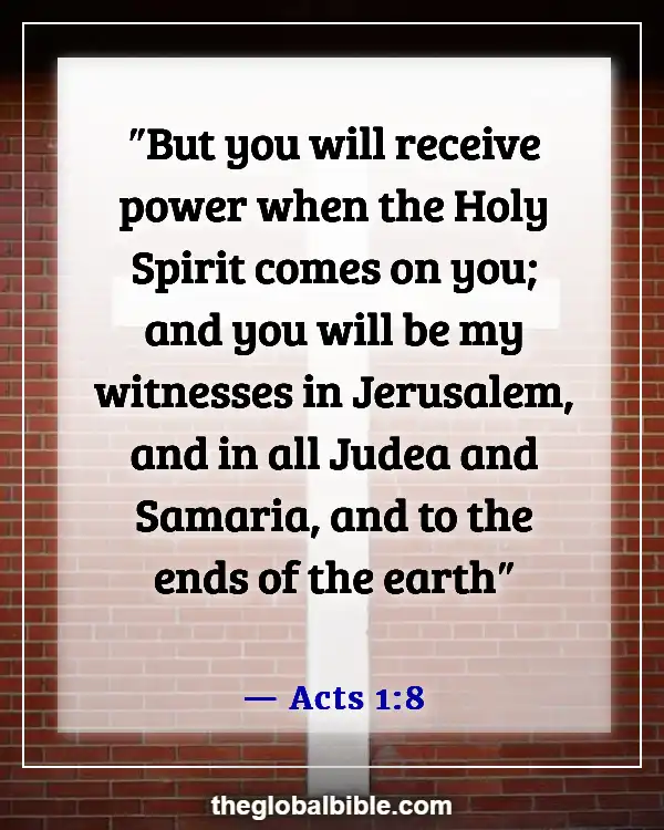 Bible Verses About Leading Others to Christ (Acts 1:8)