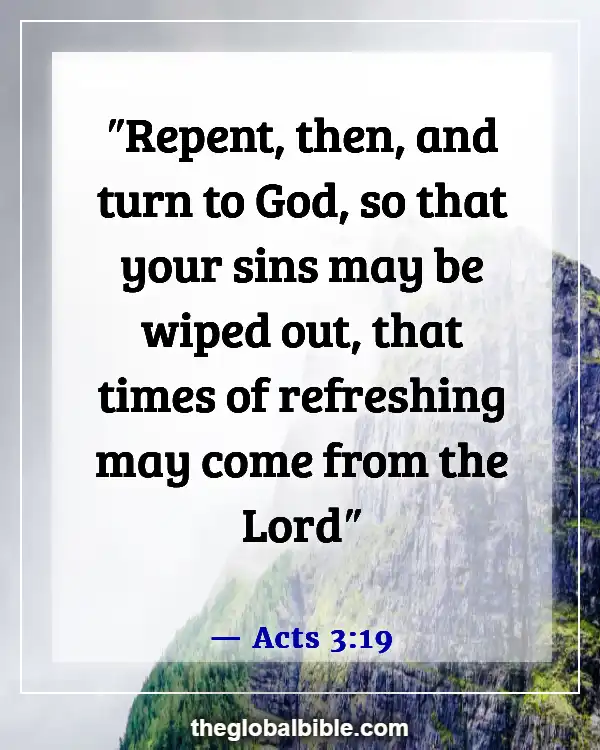 Bible Verse About Changing From Bad To Good (Acts 3:19)