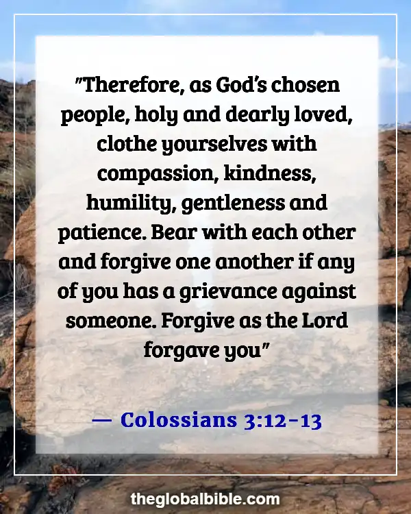 Bible Verse About Friendship Between Man and Woman (Colossians 3:12-13)