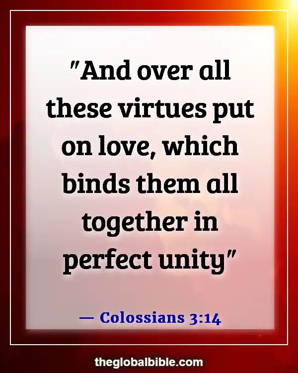 Bible Verses About Relationships and Friendships (Colossians 3:14)