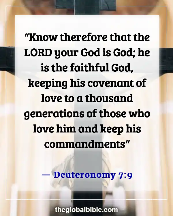 Bible Verses About Love and Trust in God (Deuteronomy 7:9)