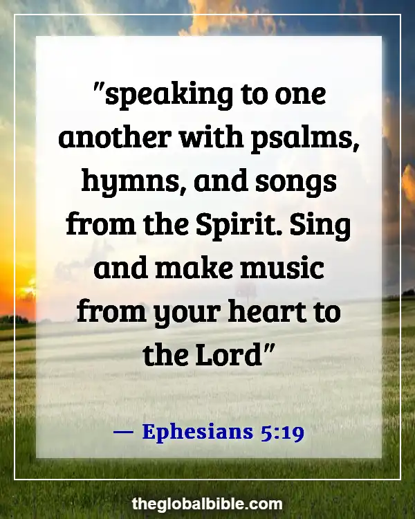 Bible Verses About Singing and Dancing for the Lord (Ephesians 5:19)