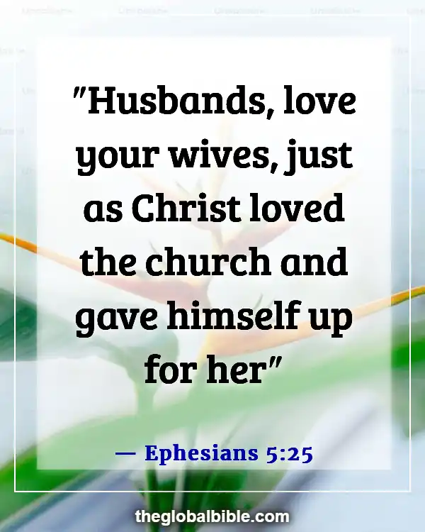 Bible Verses About Finding And Choosing A Good Woman (Ephesians 5:25)