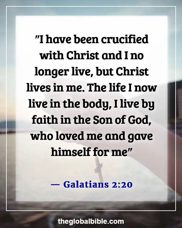 Bible Verse When God Is With You (Galatians 2:20)