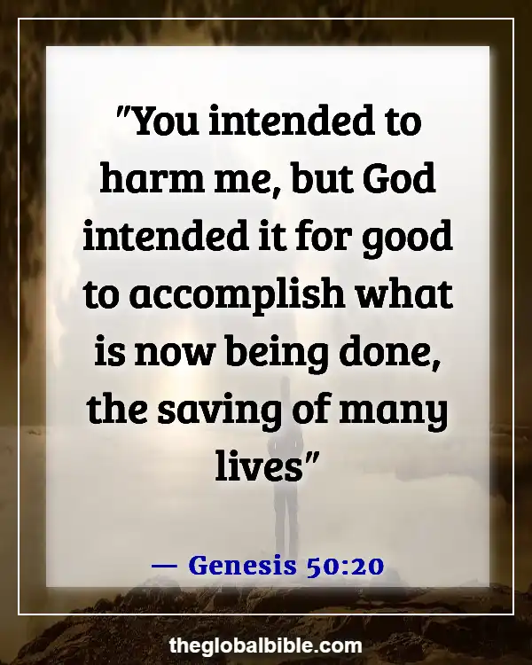 Bible Verse About Waiting on God’s Timing (Genesis 50:20)