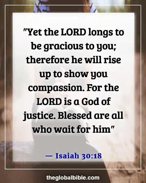 Bible Verses About Waiting on God to Answer Prayer (Isaiah 30:18)