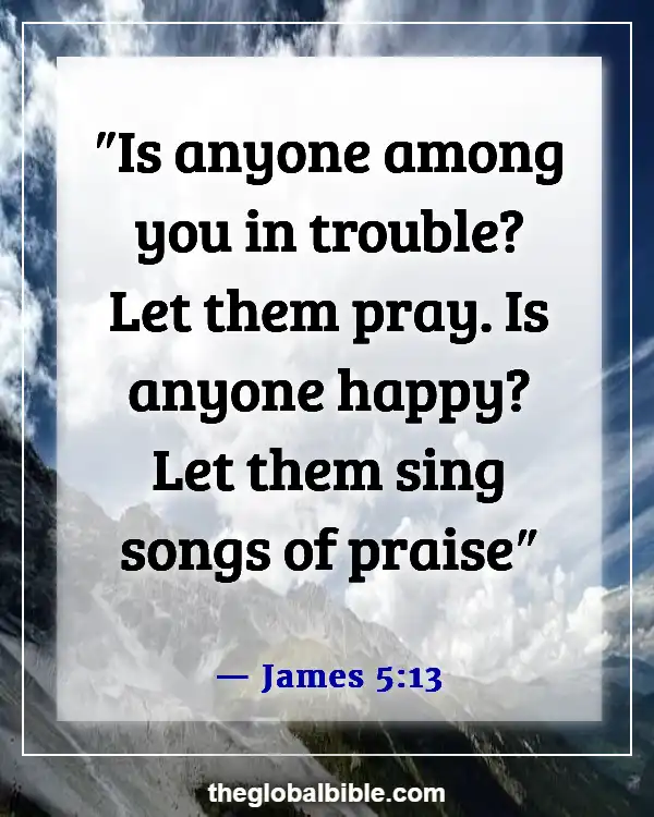 Bible Verses About Singing and Dancing for the Lord (James 5:13)