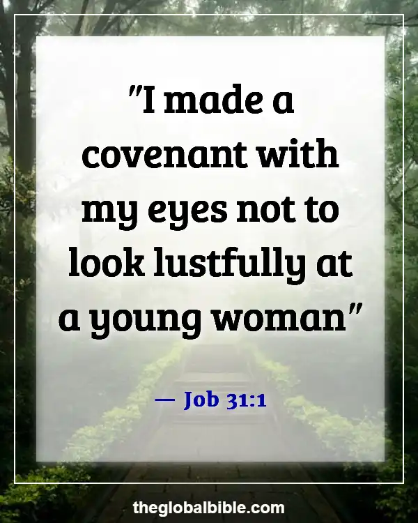 Bible Verses About Protecting Your Eyes and Ears (Job 31:1)