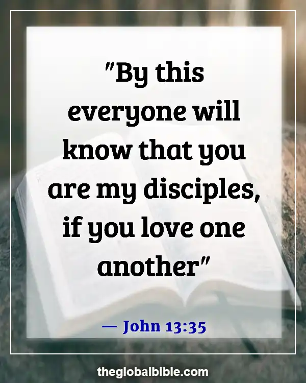 Bible Verses About God’s Love For Unbelievers (John 13:35)