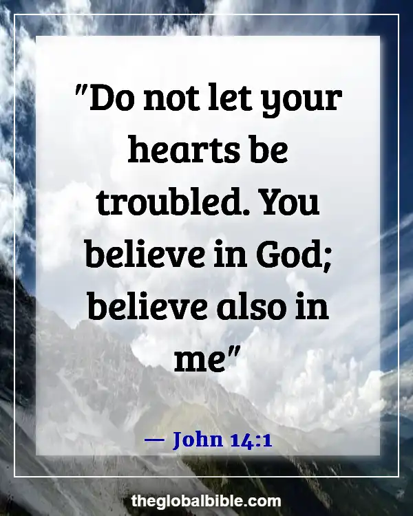 Bible Verses About Love and Trust in God (John 14:1)