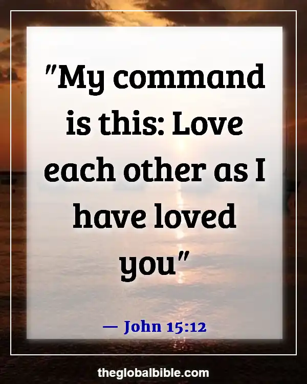 God Is Always Waiting for Us Bible Verse (John 15:12)