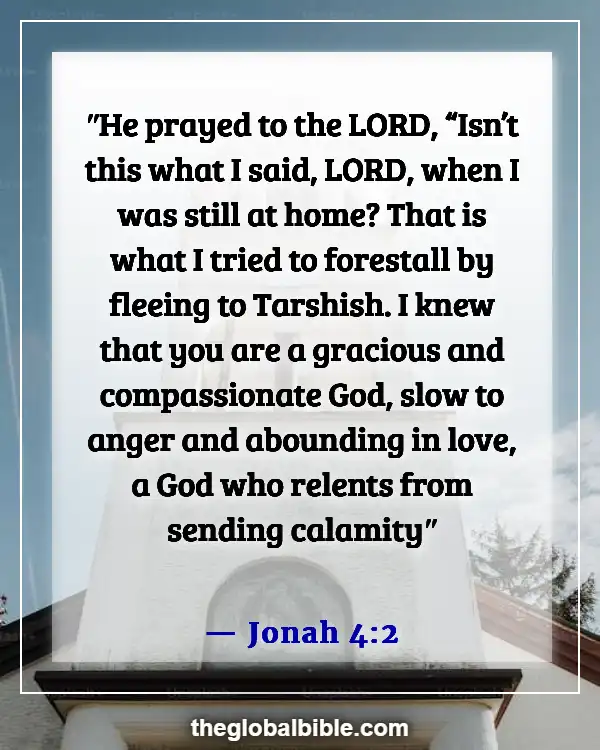 God Is Always Waiting for Us Bible Verse (Jonah 4:2)