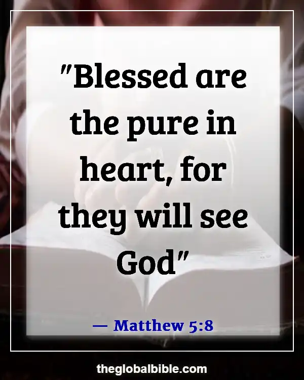 Bible Verses About Protecting Your Eyes and Ears (Matthew 5:8)