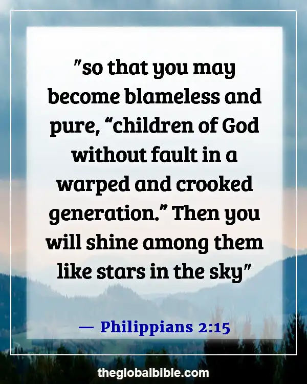 Bible Verses About Not Following The World (Philippians 2:15)