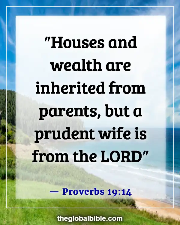 Bible Verses That Talks About Wise Woman (Proverbs 19:14)