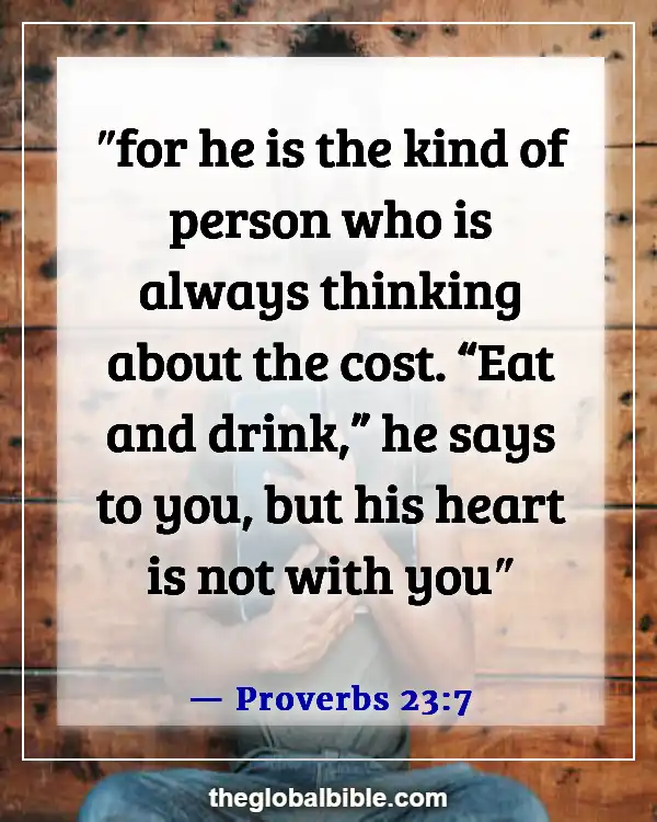 Fill Your Mind With Good Things Bible Verse (Proverbs 23:7)