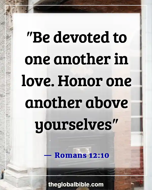 Bible Verse About Friendship Between Man and Woman (Romans 12:10)